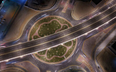 King Fahd Bridge &Intersection road and Ring Road in Ehsa City
